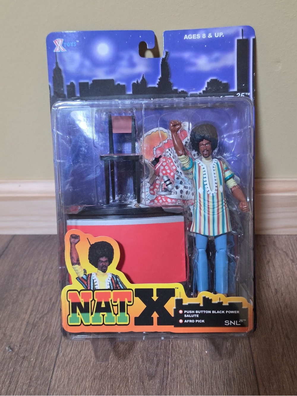 Nat X Action Figure - Multicolor Retro Collectible (Unbranded)